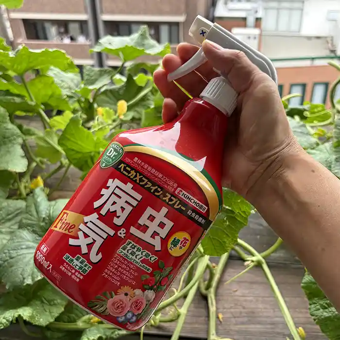 メロンの病気を予防したり抑えることができる便利な薬